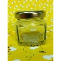 45mL Oval-Hexagon Jar w/lids